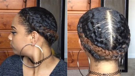 It is something that will take time to practice and master. FRENCH BRAIDS PROTECTIVE STYLE ON NATURAL HAIR - YouTube
