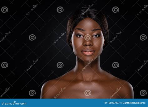African Naked Woman Looking At Camera Stock Image Image Of Bodycare