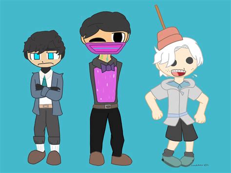 The Three Hosts Inanimate Insanity 2 Humanized By Mydeskpopped On