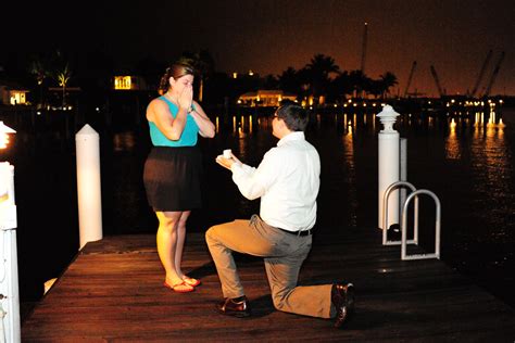 Beautiful Nighttime Wedding Proposal The Majestic Vision