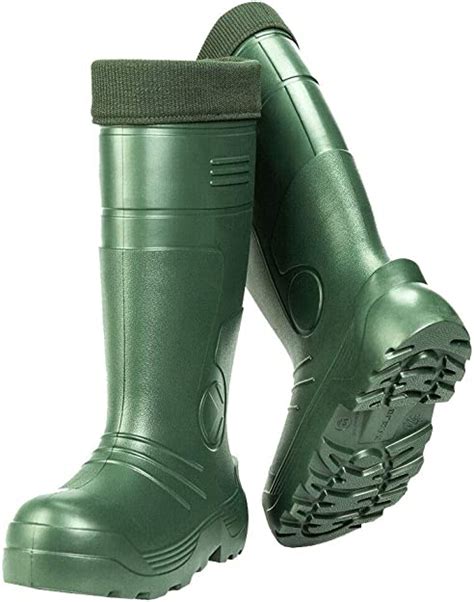 Soladirect Mens Wellington Boots Fleece Lined Insulated Waterproof