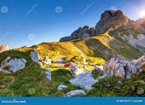 Magical Mountain Landscape Stock Image Image Of Adventure 88572673