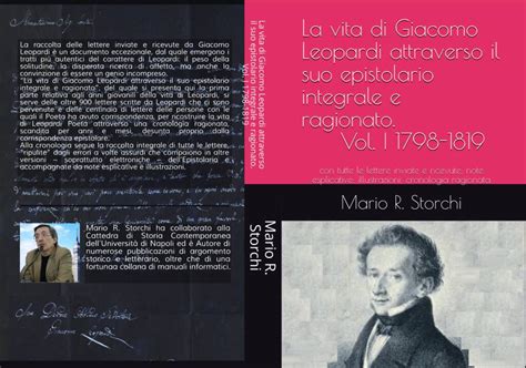 La Vita Di Giacomo Leopardi Attraverso Il Suo Epistolario Integrale E Ragionato Vol Ii 1820