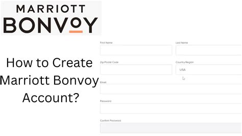 How To Create Marriott Bonvoy Account Marriot Bonvoy Account Sign Up