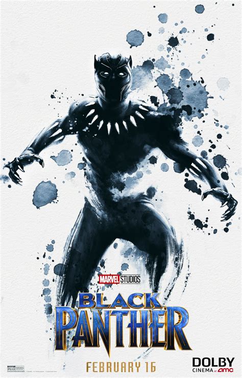 MCU Black Panther Poster | Black panther movie poster, Black panther art, Black panther