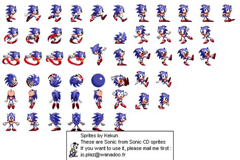 Sonic World Media Center Sprite Archive Sonic