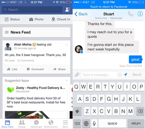 Facebook Forces Users Worldwide To Download Messenger For Mobile Chat