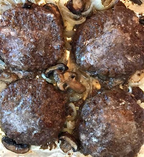 Watch me make these hamburger steaks w/ onion gravy from start to finish! Old Fashioned Hamburger Steaks with Mushroom Onion Gravy