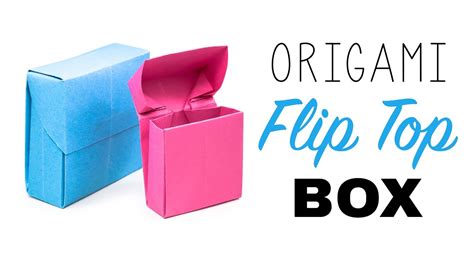 Origami Box That Opens And Closes How To Make A Paper Box Tutorial