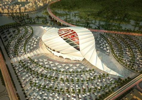 The world cup 2022 stadiums in qatar. Design: Al-Khor Stadium - StadiumDB.com