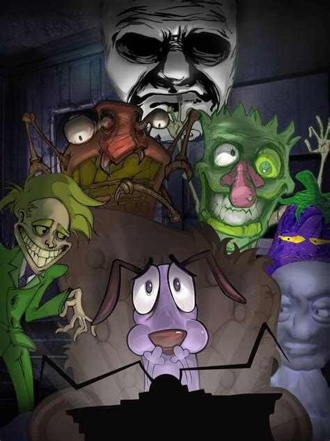 Courage The Cowardly Dog By Jeff4hb On Deviantart Cartoon Art