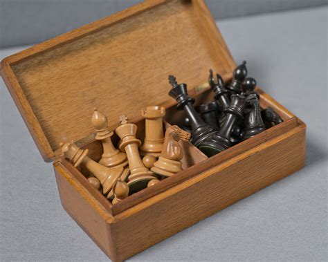 A Staunton Chess Set Circa 1890 Luke Honey Decorative Antiques