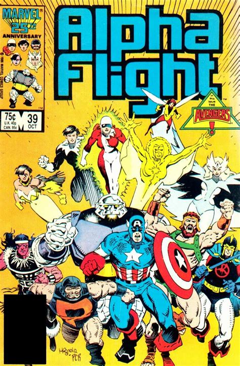 Marvel Comics Of The 1980s 1986 Anatomy Of A Cover Alpha Flight 39