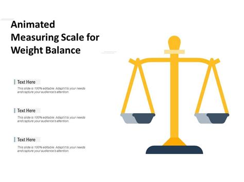 Animated Measuring Scale For Weight Balance Powerpoint Templates