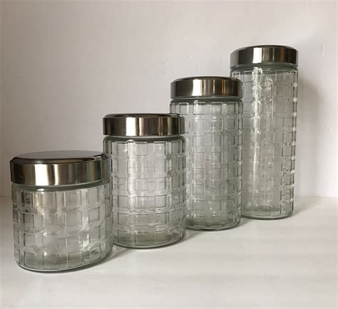 Kitchen Glass Canisters With Lids
