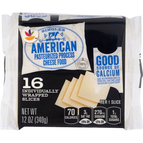 Save On MARTIN S American Cheese Food White Singles 16 Ct Order