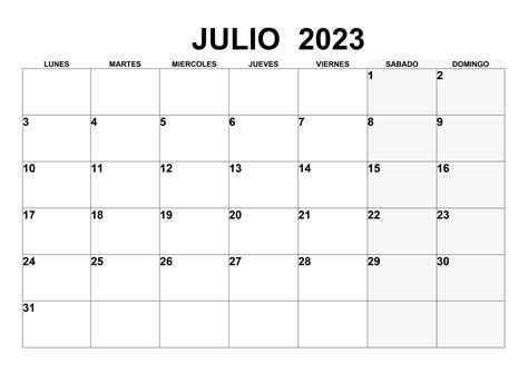 Calendario Julio 2023 Para Imprimir Porn Sex Picture