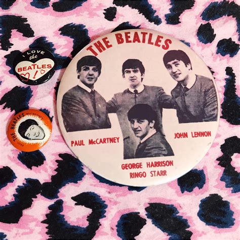 The Beatles For President Pin Lot Rare Vintage Blogknakjp