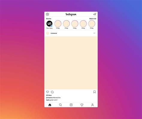 Instagram Mockup Psd