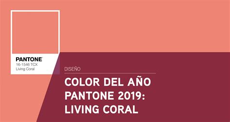 Ya Tenemos Color Pantone Del Año 2019 Living Coral