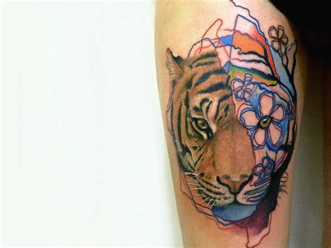 See more ideas about pop art, art, pop art tattoos. Remixing Reality: Dzikson Wildstyle Tattoos | Tiger tattoo ...