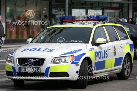 Swedish Police Car By Sandnes1970 Mostphotos