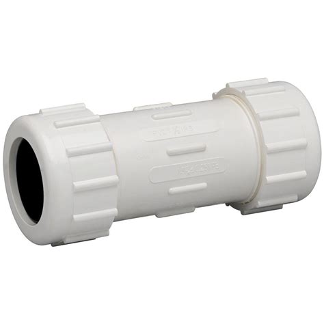 Homewerks Worldwide 2 In Pvc Compression Coupling 511 43 2 2h The