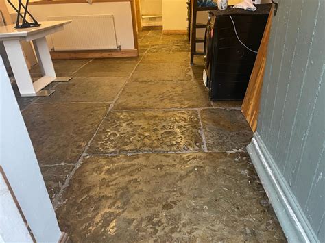 200 Year Old Flagstone Floor Resurfaces And Restored Near Blackburn