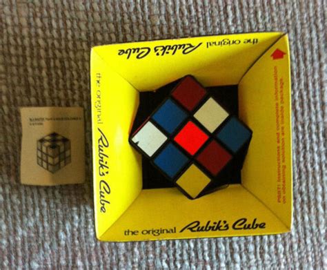 Vintage Original Authentic Rubiks Cube By Ideal 1980 In Original Box