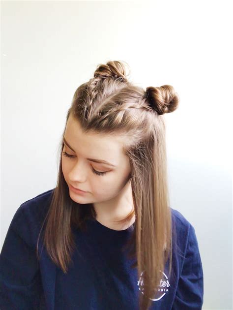 ️space Bun Hairstyles For Short Hair Free Download