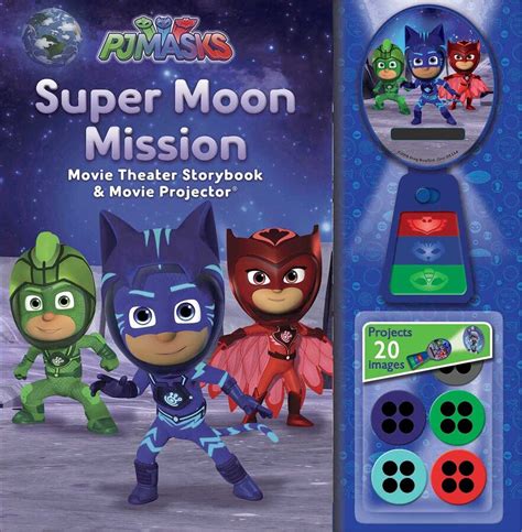 Pj Masks Super Moon Mission Movie Theater Storybook And Movie Projector