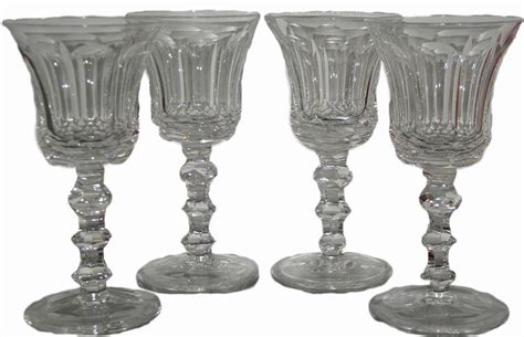 Set Of 4 Signed Waterford Royal Tara Wine Stems Mint Stemmed Glass
