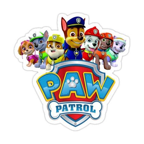 Paw Patrol Sticker By Davidmm99 In 2022 Paw Patrol Stickers Paw