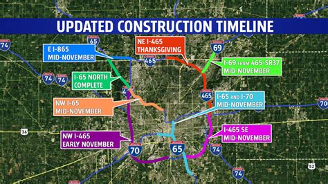 Indot Interstate Construction Around Indy To Last Into November Fox 59