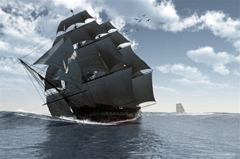 Uss Constitution Under Full Sail On The Water Pinterest