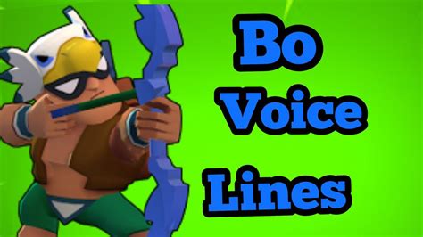 Here you can find a list of sounds of every brawler you can think of! Bo voice lines brawl stars - YouTube