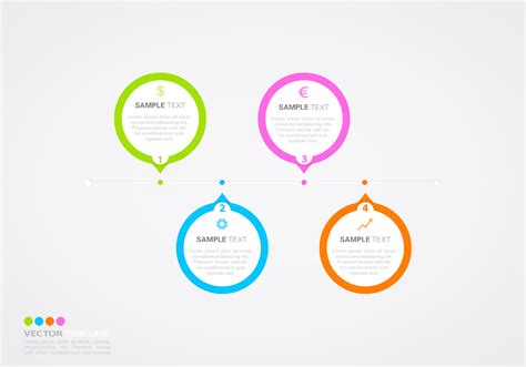 Horizontal Timeline Infographic Psd Template Free Photoshop Brushes
