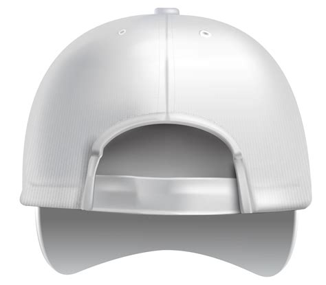 White Plain Baseball Cap Back Png Clipart Best Web Clipart