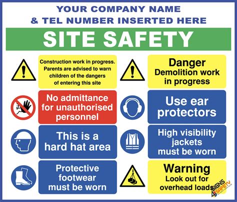 Ppe Construction Safety Signs Ubicaciondepersonascdmxgobmx