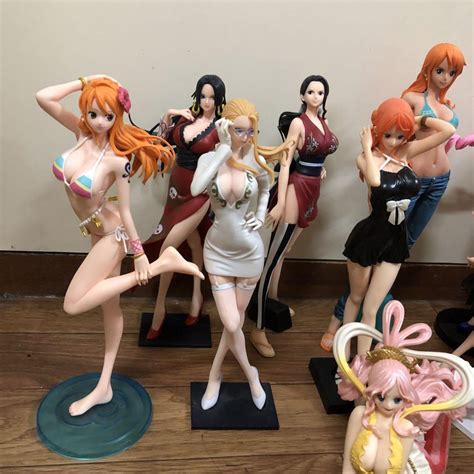 One Piece Figure Lot Of 9 Nami Robin Hancock Khalifa Perona Shirahoshi Ebay