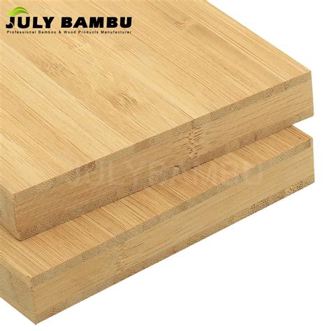 High Density 3 Layers 4x8 Bamboo Solid Panels 19mm Carbonized Bamboo