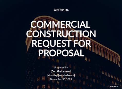 7 Free Construction Bid Proposal Templates Edit And Download
