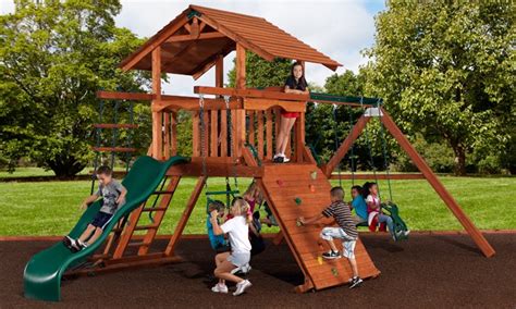 Kids Playground Equipment Backyard Adventures Huntsville Groupon