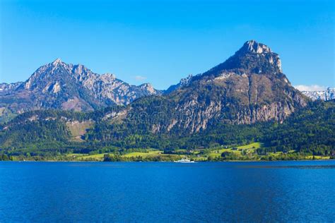 Wolfgangsee Lake In Austria Stock Image Image Of Salzkammergut