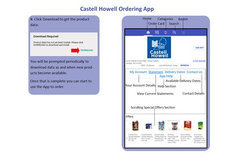 An example online ordering android app for clover app market that guarantees notifications, allows for kitchen order printing and management. Introducing Our New Ordering App... - Castell Howell
