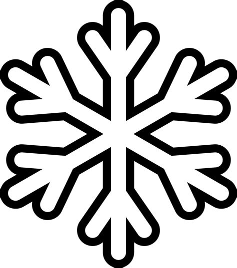 Snowflake Line Drawing Clipart Best