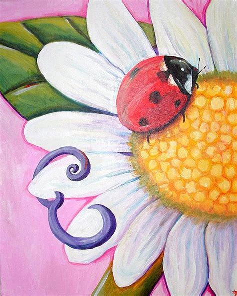 Acrylic on canvas. Nursery painting done for a baby girl's ...