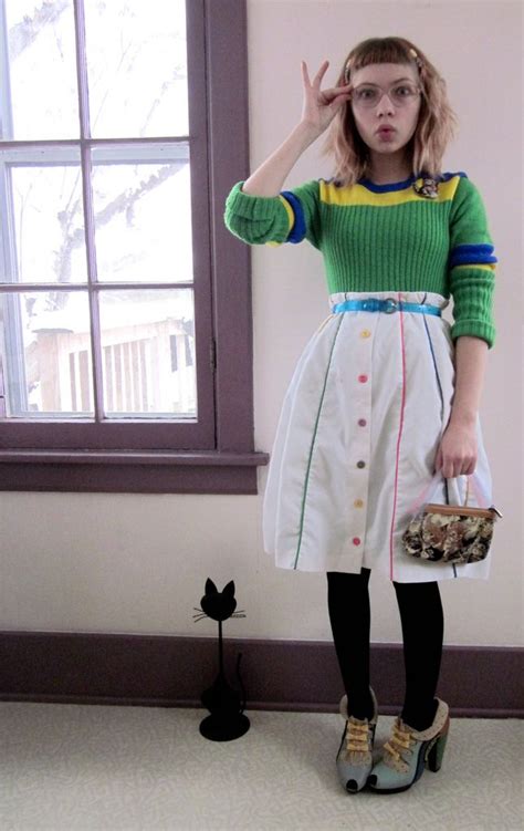 Tavi Gevinson Candy Store Cat Lady Retro Fashion Outfits Tavi Gevinson Colorful Fashion