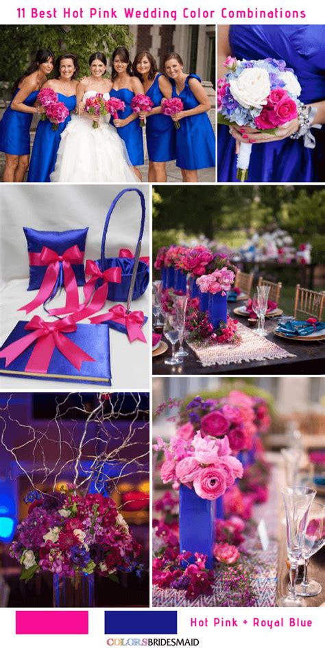 11 best hot pink wedding color combinations ideas pink wedding colors hot pink wedding colors