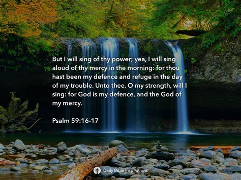 Psalm 5916 17 Daily Bible Inspirations
